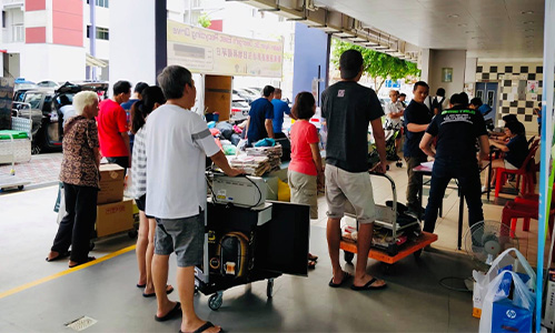 Recycling event of e wast management in singapore